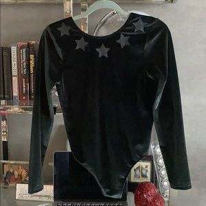 Victoria’s Secret velvet thong bodysuit